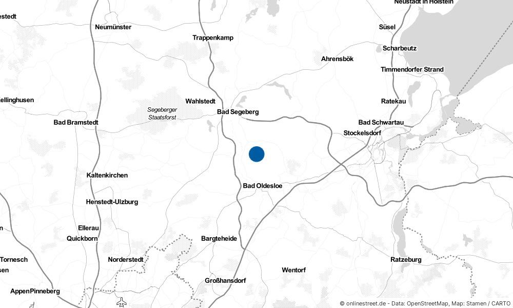 Karte: Wo liegt Wakendorf I?