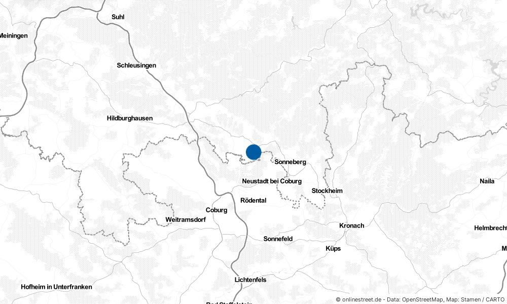 Karte: Wo liegt Effelder-Rauenstein?