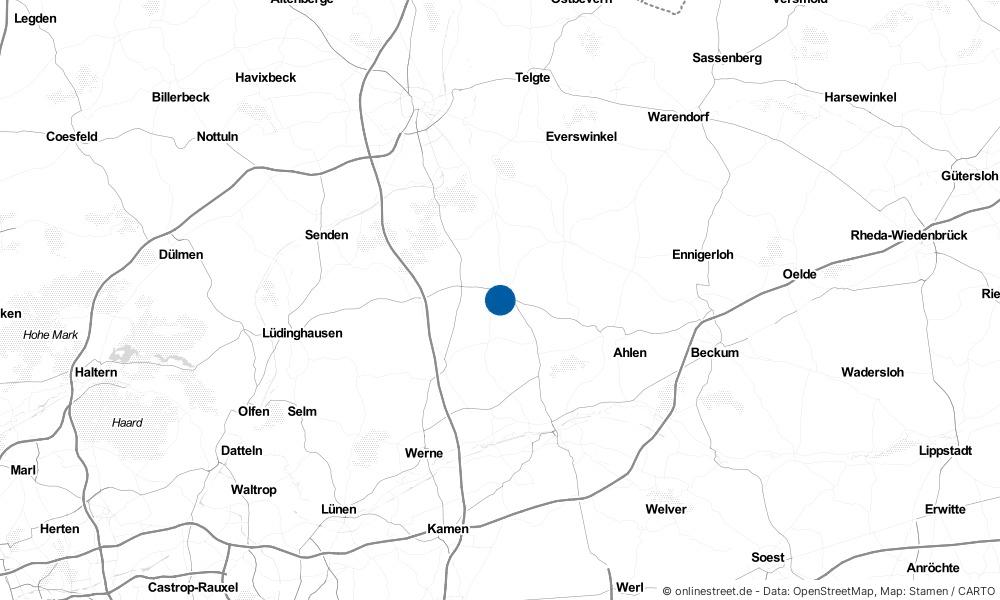 Karte: Wo liegt Drensteinfurt?