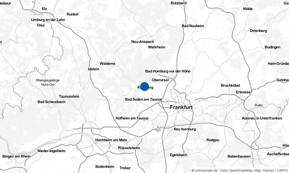 Karte: Wo liegt Kronberg im Taunus?