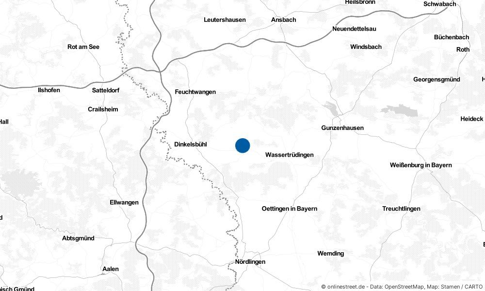 Karte: Wo liegt Wittelshofen?