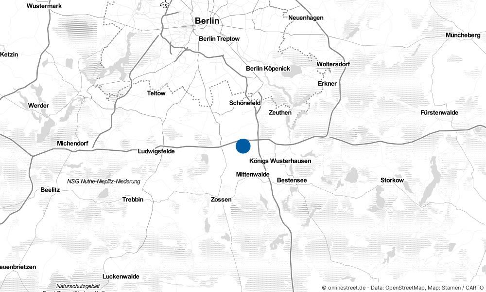 Karte: Wo liegt Brusendorf?