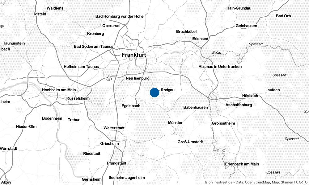 Karte: Wo liegt Dietzenbach?