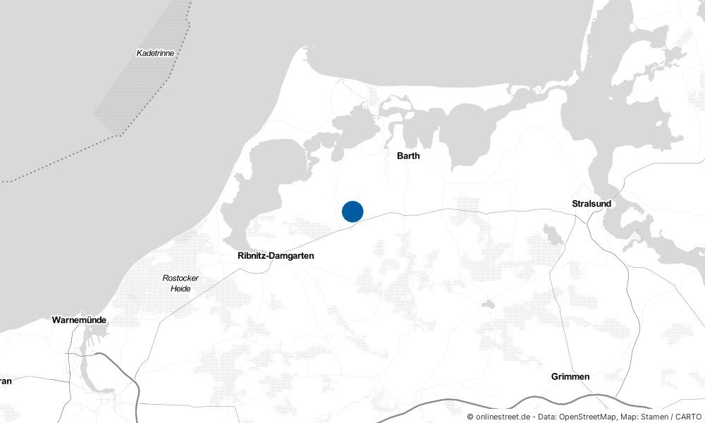 Karte: Wo liegt Lüdershagen?