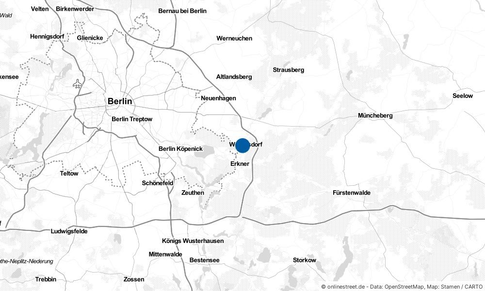 Karte: Wo liegt Woltersdorf?