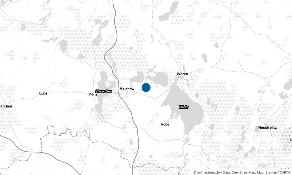 Karte: Wo liegt Göhren-Lebbin?