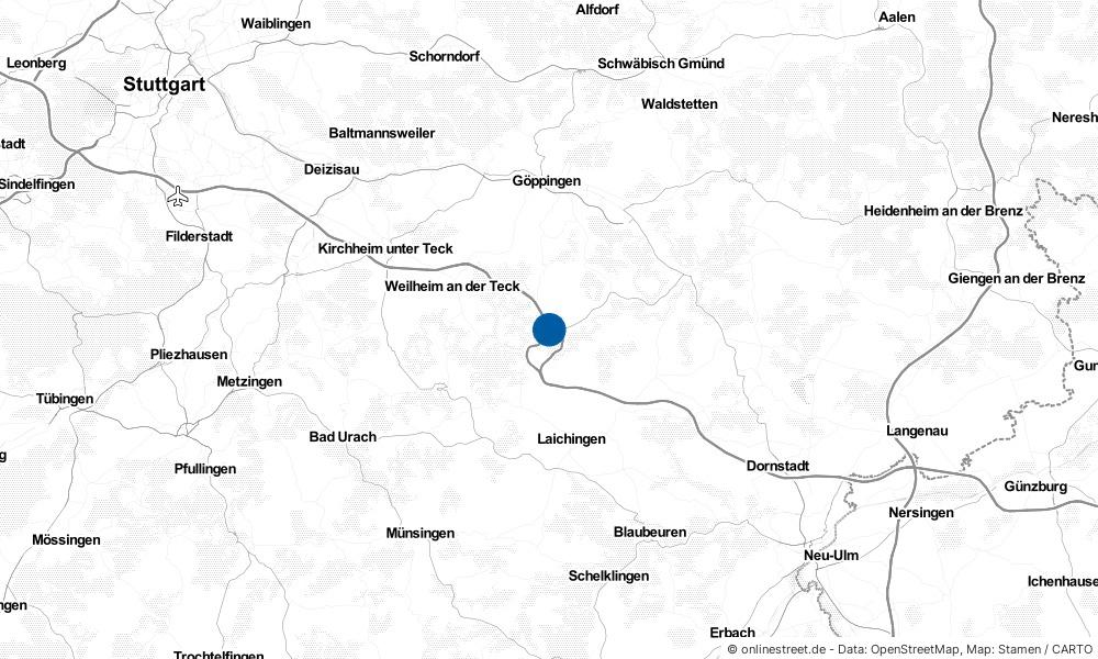 Mühlhausen im Täle in Baden-Württemberg
