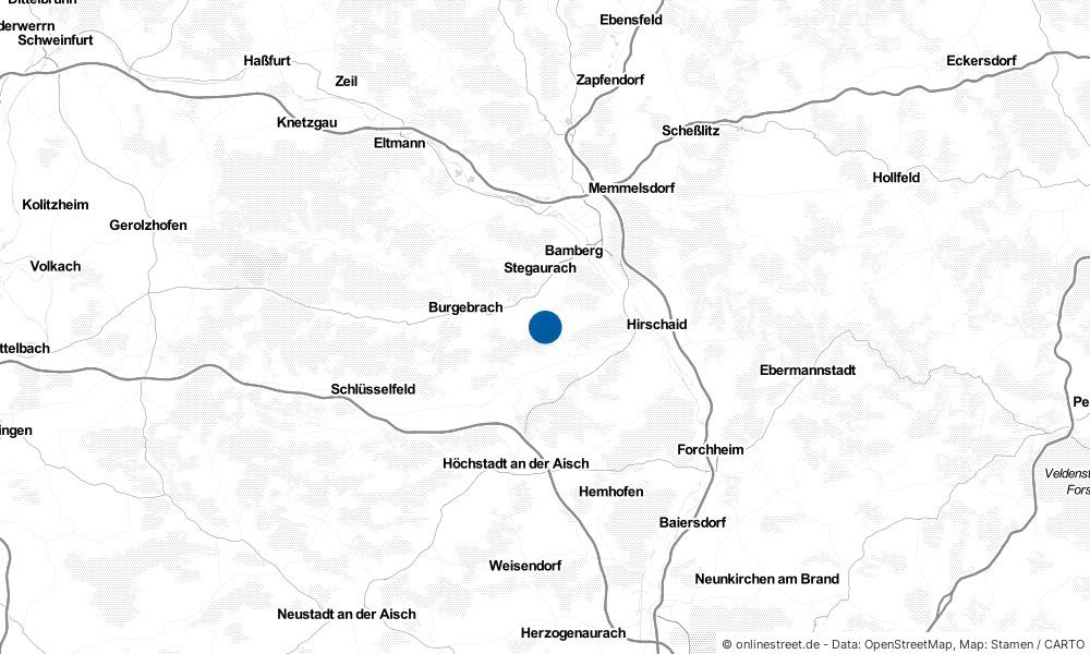 Karte: Wo liegt Frensdorf?