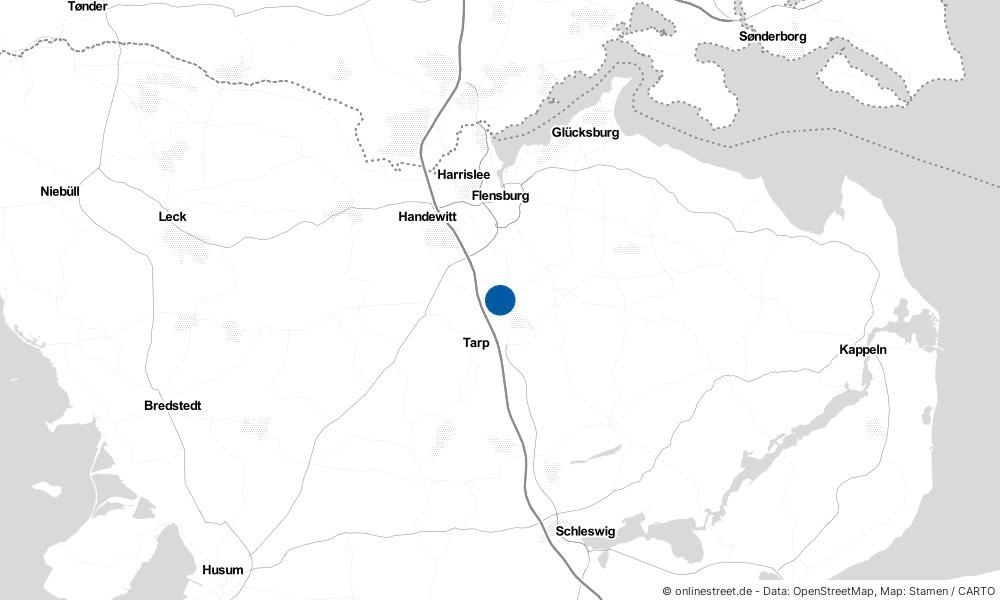 Karte: Wo liegt Oeversee?