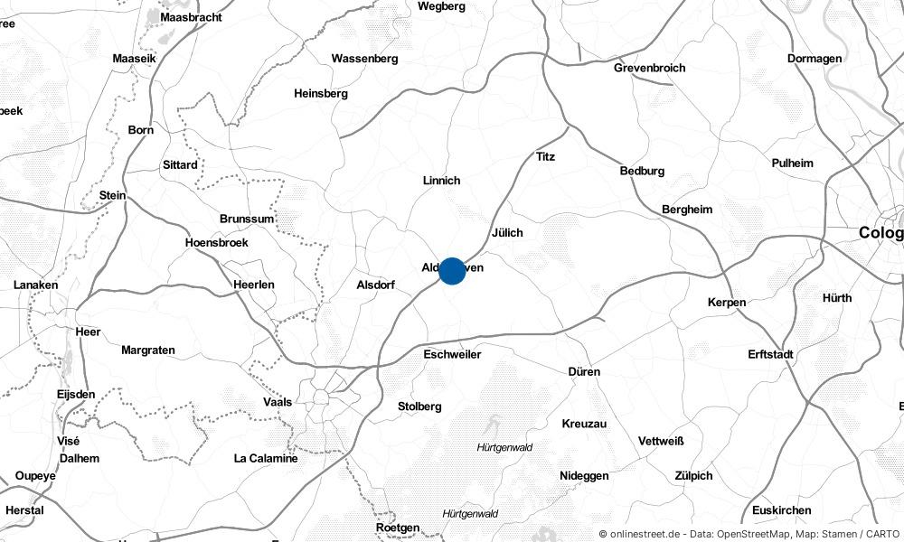 Karte: Wo liegt Aldenhoven?