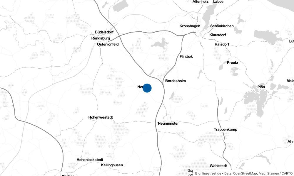 Karte: Wo liegt Schülp bei Nortorf?