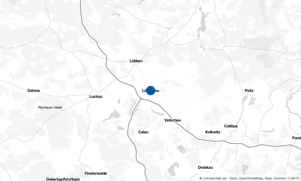 Karte: Wo liegt Lübbenau (Spreewald)?
