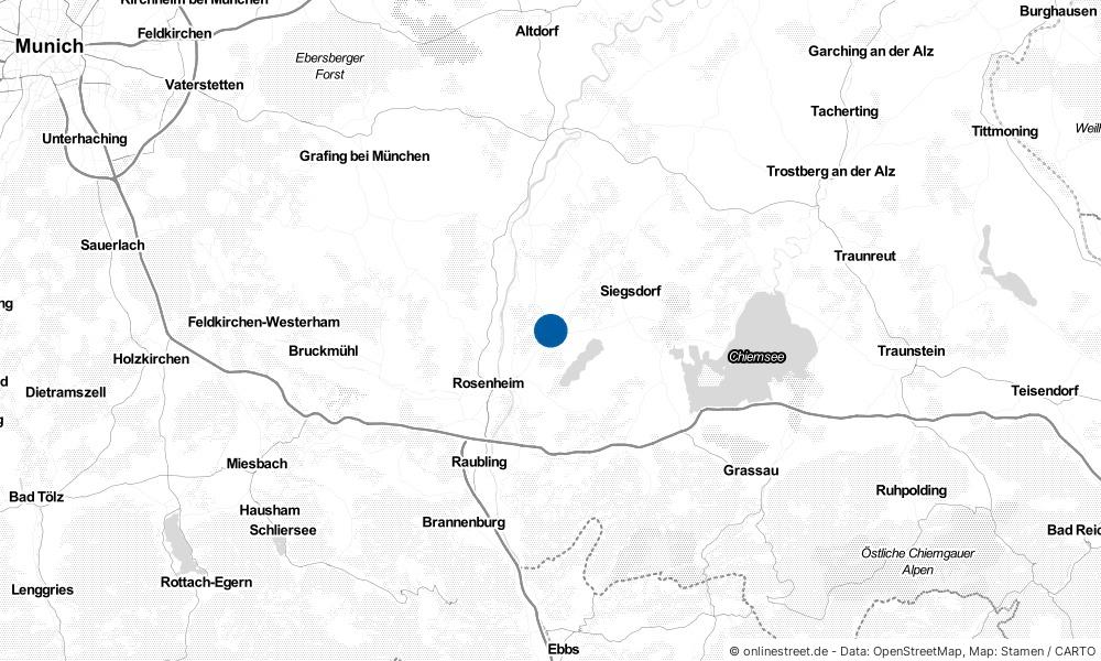 Karte: Wo liegt Prutting?