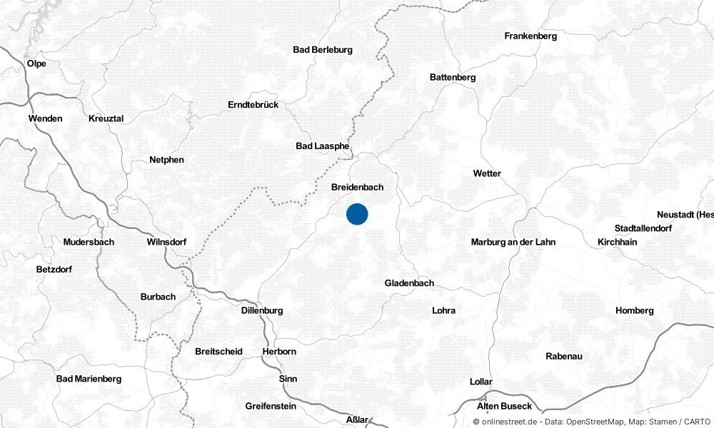Karte: Wo liegt Steffenberg?