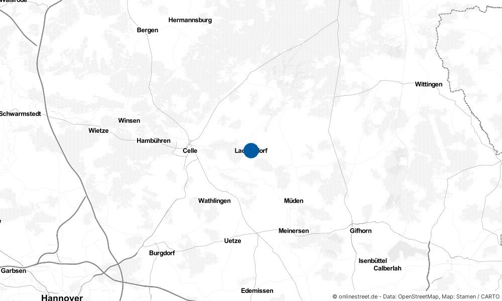 Karte: Wo liegt Lachendorf?