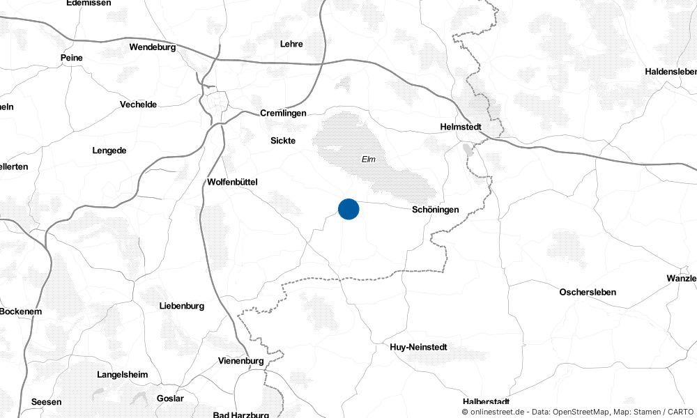 Karte: Wo liegt Schöppenstedt?