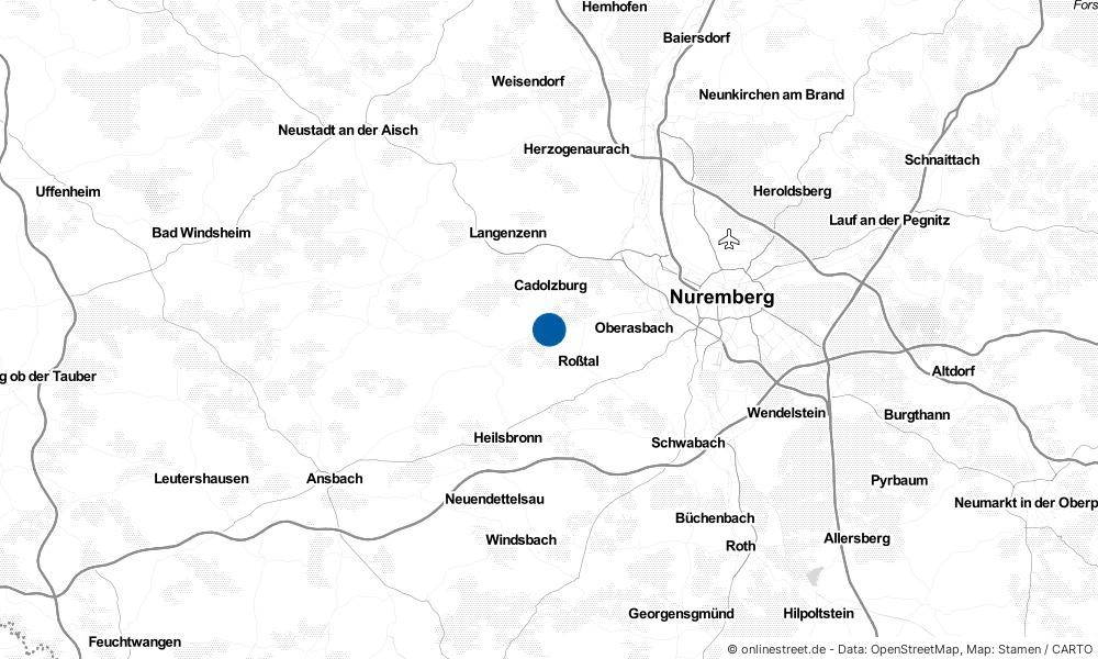Karte: Wo liegt Ammerndorf?