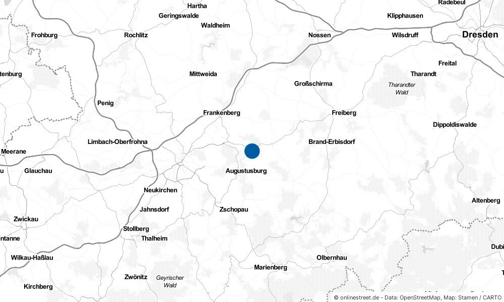 Karte: Wo liegt Falkenau?