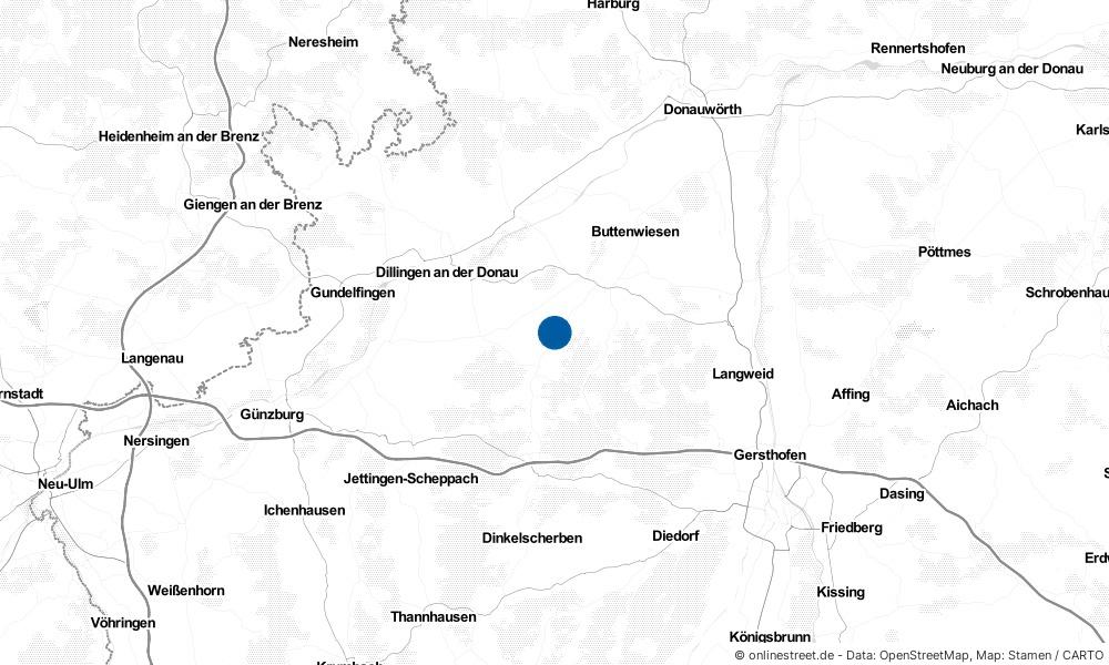 Karte: Wo liegt Villenbach?