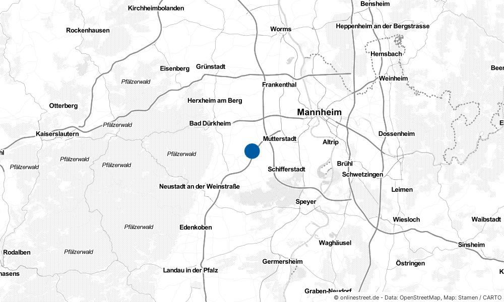 Karte: Wo liegt Hochdorf-Assenheim?