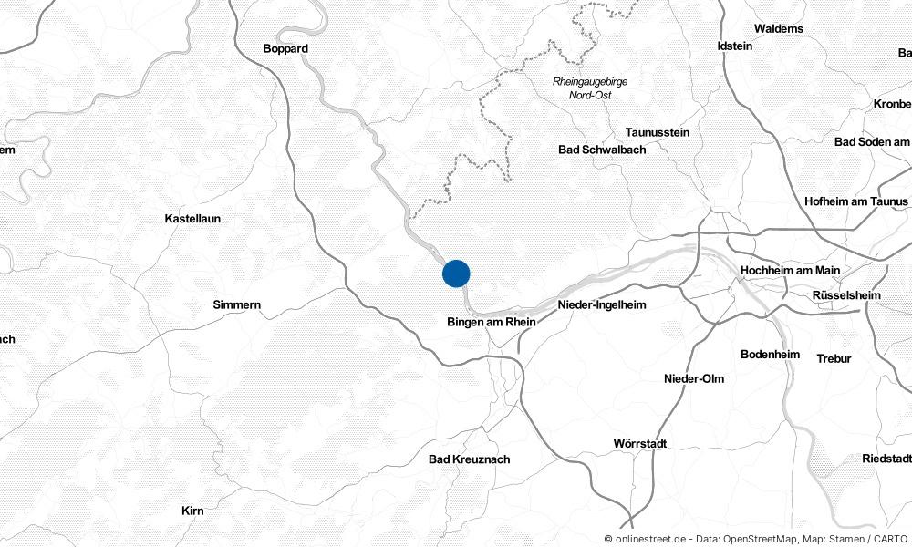 Karte: Wo liegt Trechtingshausen?