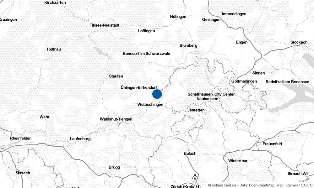Karte: Wo liegt Eggingen?