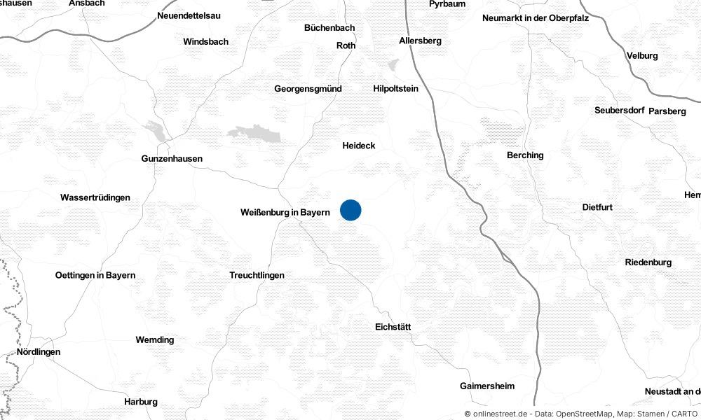 Karte: Wo liegt Burgsalach?