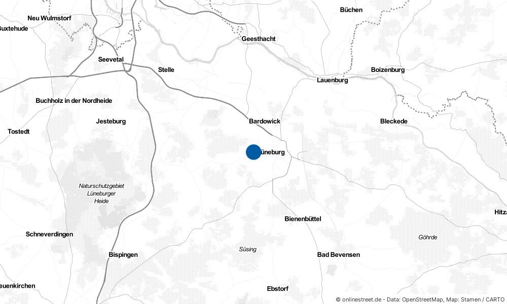 Karte: Wo liegt Reppenstedt?