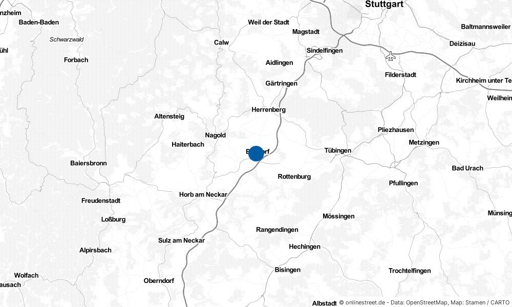 Bondorf in Baden-Württemberg