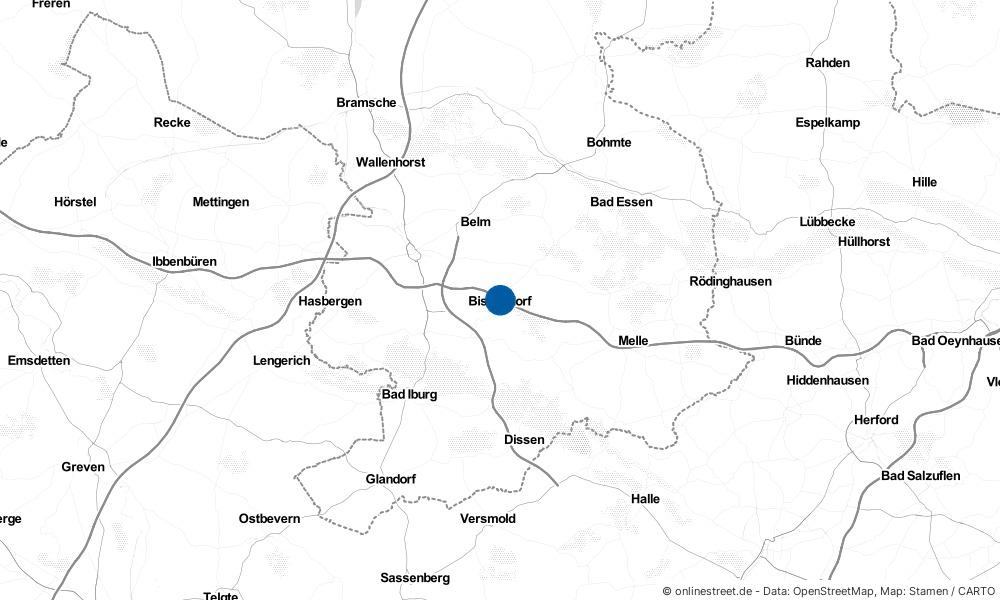 Karte: Wo liegt Bissendorf?