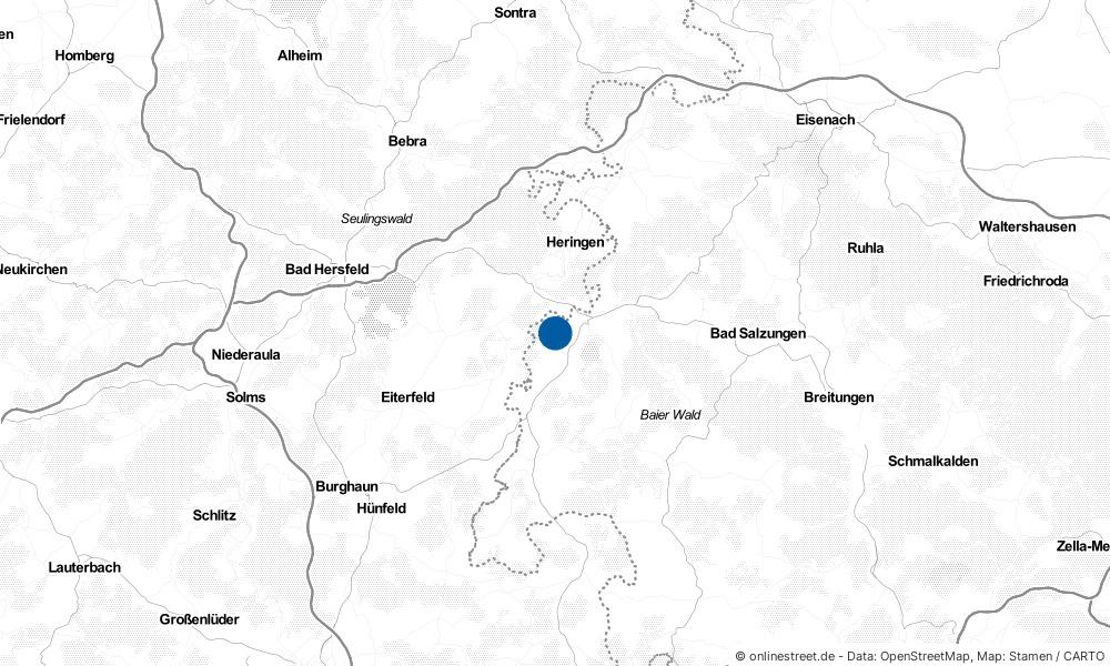 Karte: Wo liegt Unterbreizbach?