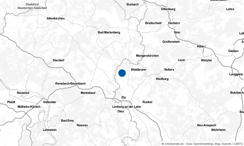 Karte: Wo liegt Dornburg?