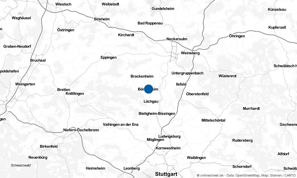 Karte: Wo liegt Bönnigheim?