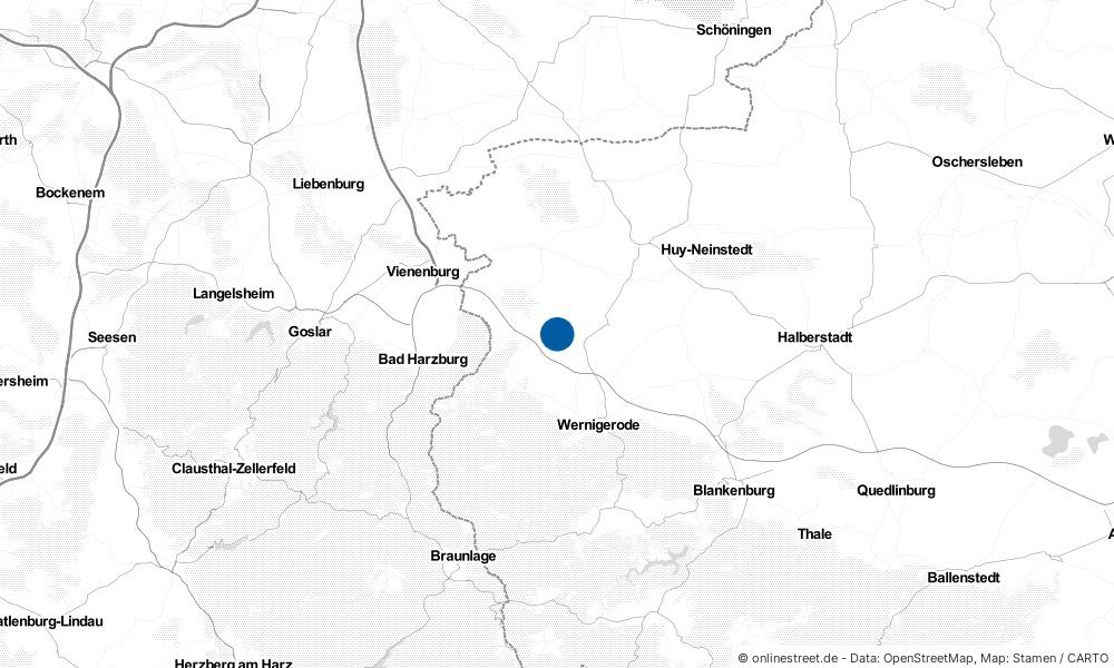 Karte: Wo liegt Veckenstedt?