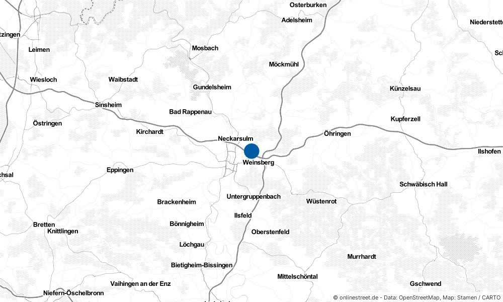 Karte: Wo liegt Erlenbach?