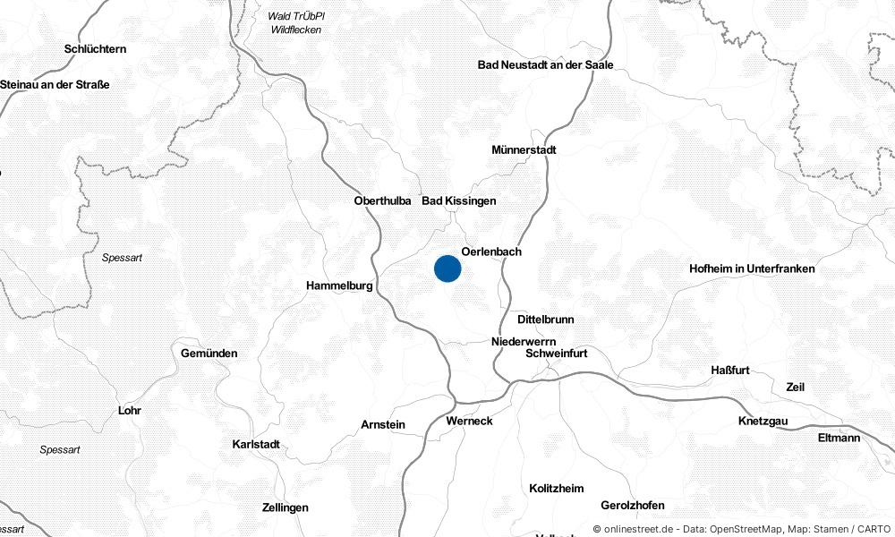 Karte: Wo liegt Ramsthal?