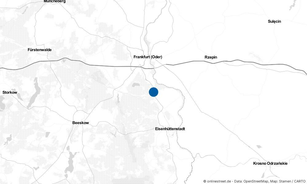 Karte: Wo liegt Brieskow-Finkenheerd?