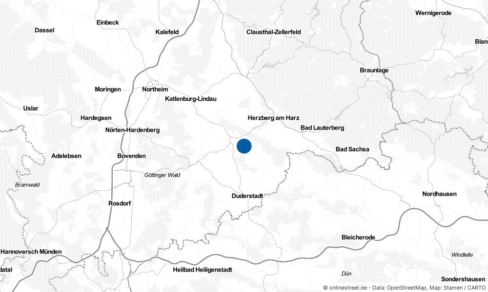 Karte: Wo liegt Wollershausen?