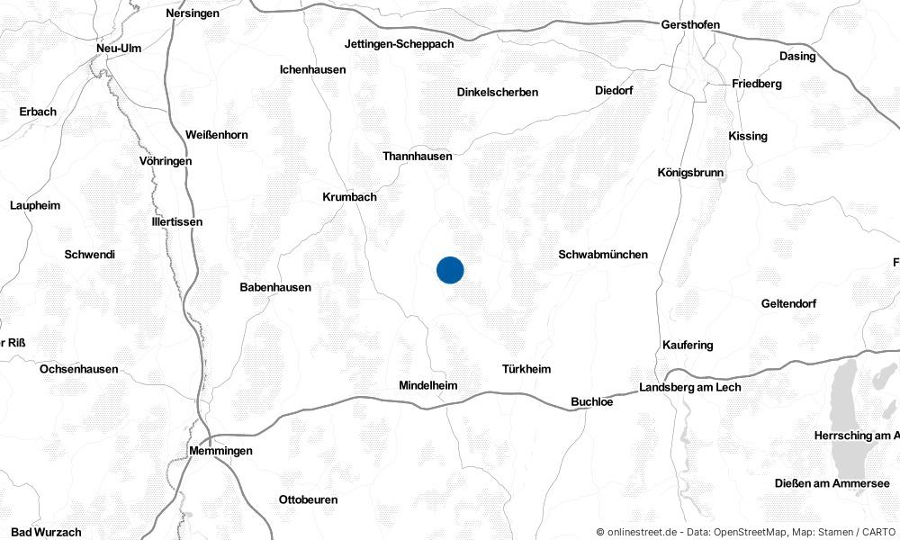 Karte: Wo liegt Eppishausen?