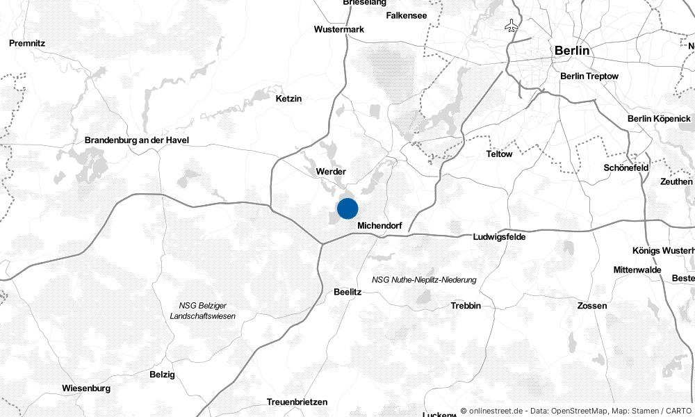 Karte: Wo liegt Schwielowsee?