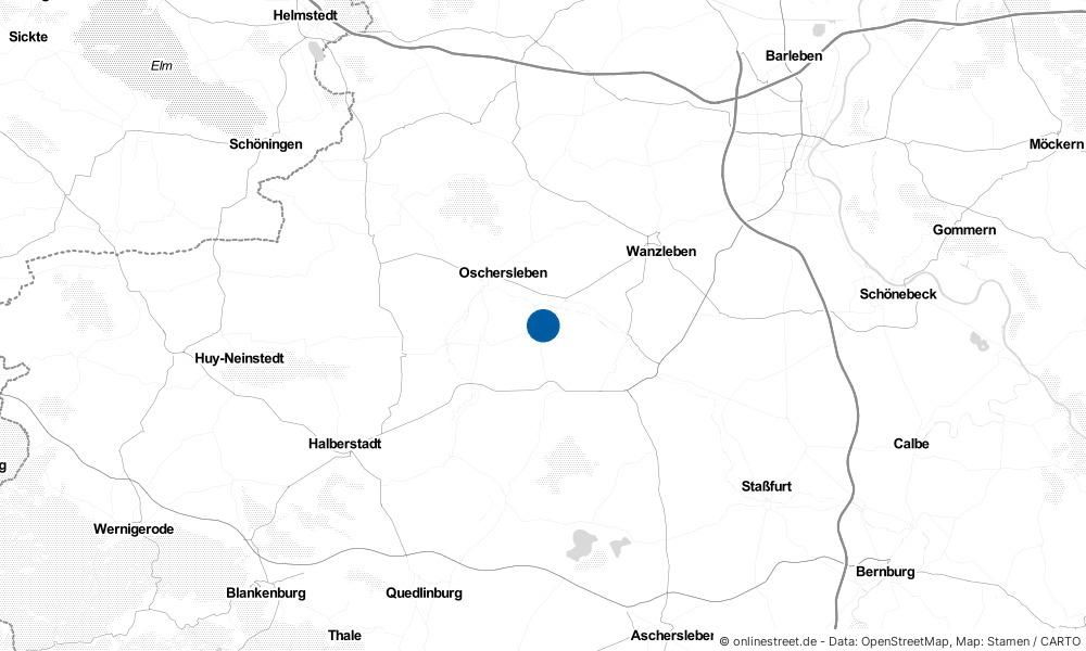 Karte: Wo liegt Hadmersleben?