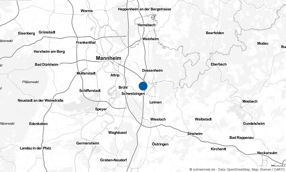 Karte: Wo liegt Eppelheim?