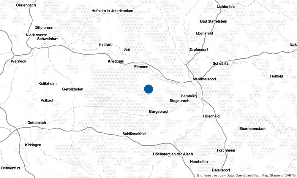 Karte: Wo liegt Priesendorf?