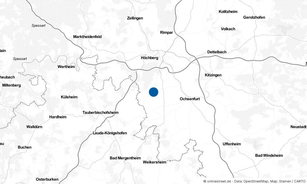 Karte: Wo liegt Geroldshausen?