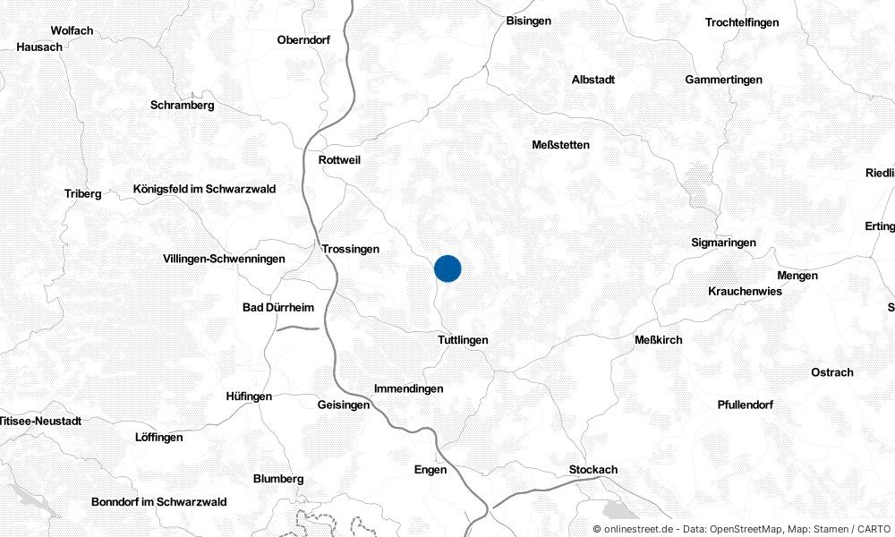 Karte: Wo liegt Dürbheim?