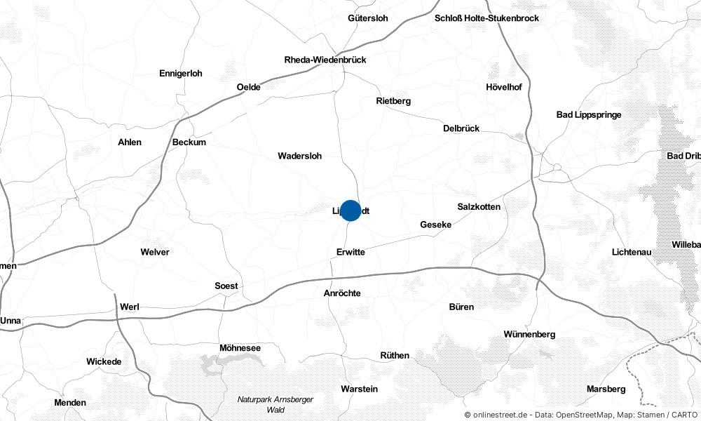 Karte: Wo liegt Lippstadt?