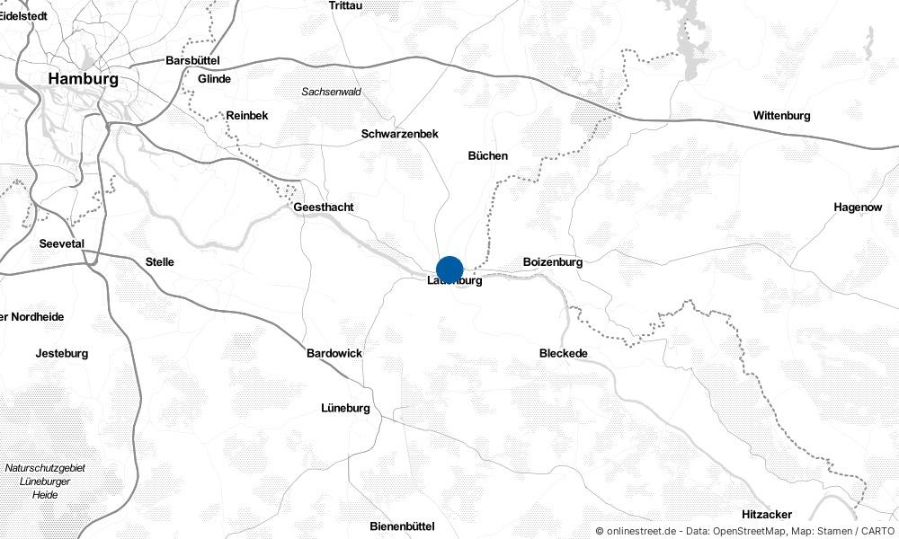 Karte: Wo liegt Lauenburg (Elbe)?