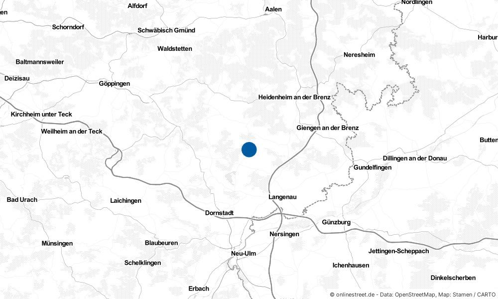 Karte: Wo liegt Altheim?