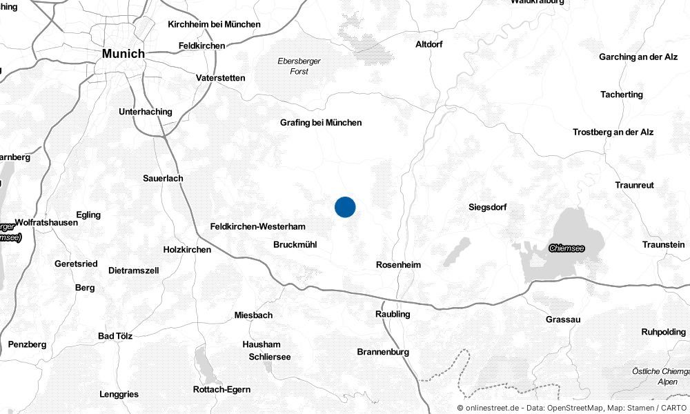 Karte: Wo liegt Tuntenhausen?