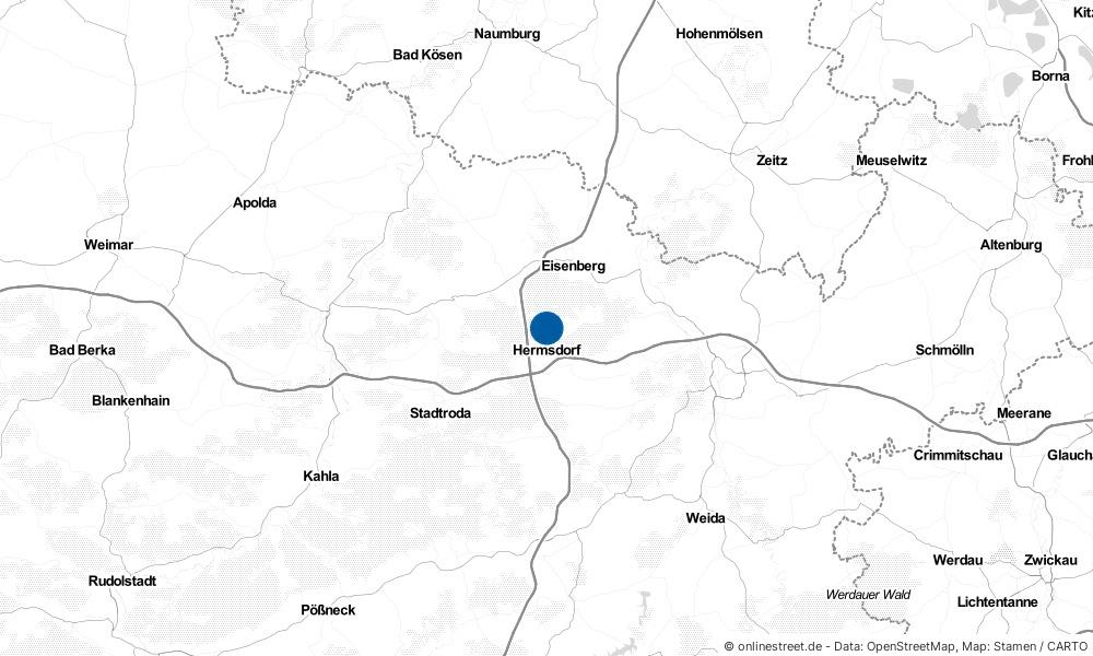 Karte: Wo liegt Bad Klosterlausnitz?